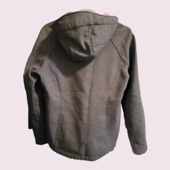 Kirkland- Grey and pink accented fall jacket - Picture 2 of 2